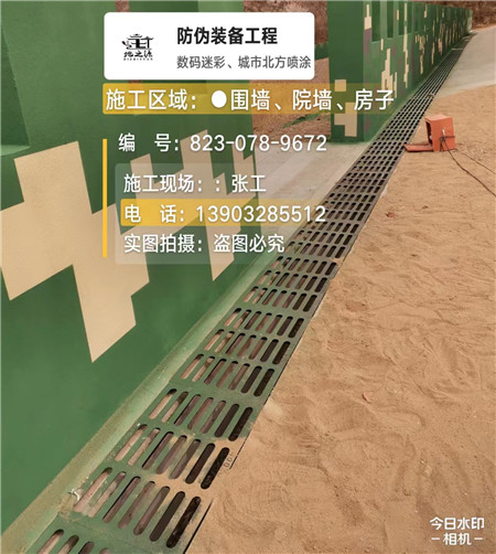 陕西 例如在抖音上有“迷彩墙，外围墙面挡 - 星空数码迷彩漆施工队