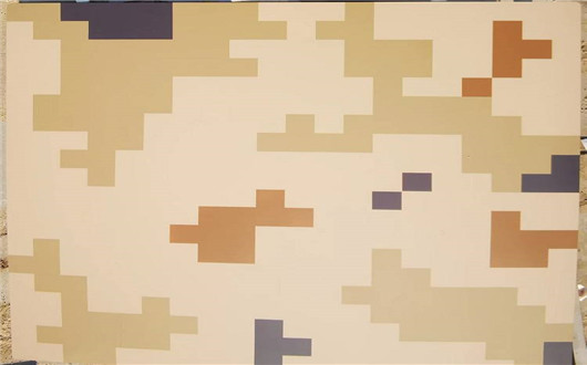 陕西荒漠迷彩漆喷涂